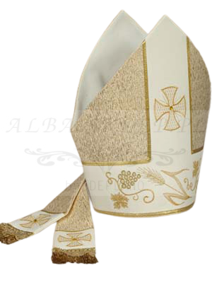 Mitra biskupia złota 2