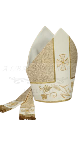 Mitra biskupia złota 2
