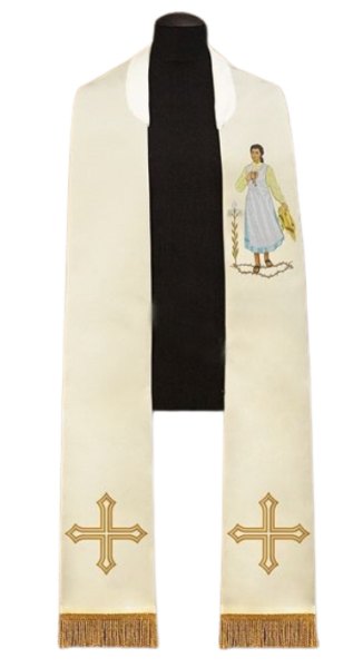 Stuła haftowana Karolina Kózkówna