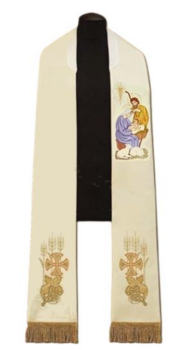 STUŁA HAFTOWANA - BOŻE NARODZENIE - Święta Rodzina